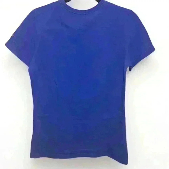 Nike New England Patriots Throwback Logo Women's T-Shirt Blue Size Large - Picture 4 of 8